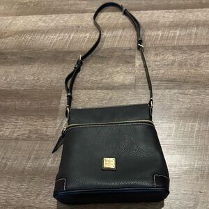 Dooney & Bourke Black Pebble Grain Crossbody
